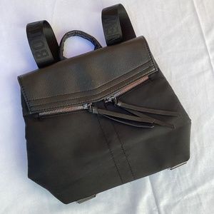 Botkier New York Black Mini Trigger Backpack Purse NY